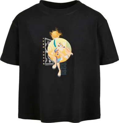 Produktbild von MTK150 - Kids Space Jam Lola Playing Cropped Tee black 146/152