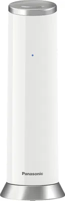 Image de Panasonic KX-TGK220 - Téléphone sans fil - répondeur avec identification de l'appelant - DECT\GAP - fonction d'appel tridirectionnel - blanc