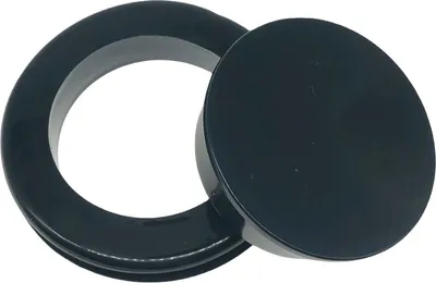 Produktbild von INF Schirmlochring und Kappenset Schwarz