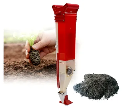 Produktbild von Manuelle Pflanzmaschine für Gemüse mit einstellbarem Düngerapplikator