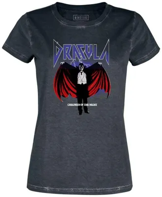 Produktbild von Universal Monsters T-Shirt Damen Dracula - Children Of The Night schwarz S