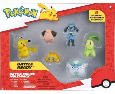 Produktbild von Pokémon Figuren-Set – Kampf-Edition mit 6 Figuren – Pikachu und Freunde – 5 cm