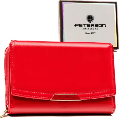 Immagine prodotto di Portafoglio classico da donna in ecopelle con chiusura a pressione - Peterson