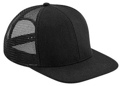Image de Beechfield - Casquette trucker « Original » à visière plate FK2577 (taille unique) (noir)