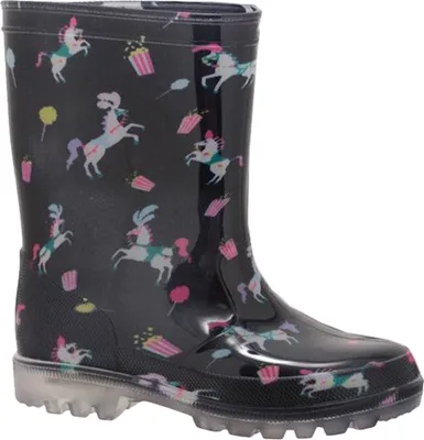 Obrázek produktu pro Mountain Warehouse - Dětské gumové holínky "Splash" MW194 (30,5 EU) (fuchsiová/černá/bílá)