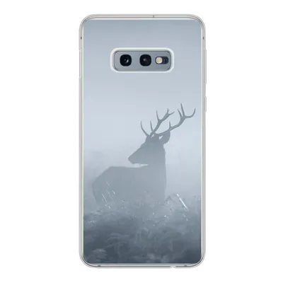 Produktbild von MuchoWow® Handyhülle Schutzhülle Hülle für Samsung Galaxy S10e Hirsche - Nebel - Wald Silikon Softcase Handy Hülle - Handy