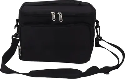 Obrázek produktu pro Izolovaná taška na oběd, vodotěsná, velká kapacita, přenosný chladicí box pro outdoor, kempování, cestování, černá barva