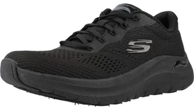Produktbild von Skechers Damen Arch Fit 2.0-Big League Sneaker, Schwarz = Schwarz/Schwarz, 37 EU