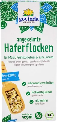 Produktbild von Govinda Natur Angekeimte Haferflocken , Haferflocken, 250 g