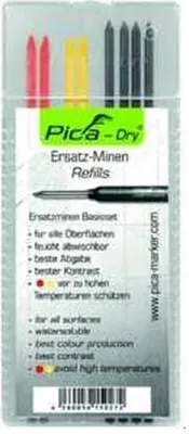 Produktbild von Minenset Pica-Dry 4x schwarz,2x rot,2x gelb feucht abwischbar 8 Minen/Set