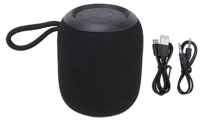 Zdjęcie produktu dla Głośnik Bluetooth 5.3, IP67, wodoodporny, przenośny, z podświetleniem RGB, obsługuje wejście AUX, pamięć USB i karty pamięci, bezprzewodowe połączenie stereo dla słuchaczy