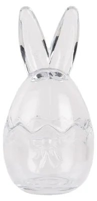 Imagen del producto de Olla de vidrio Clayre & Eef para huevos, diámetro 9 cm, altura 17 cm, vidrio transparente