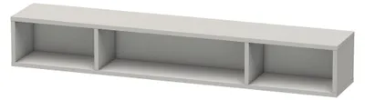Produktbild von Duravit Regalelement L-Cube 80x14cm, betongr ma, 3 Fäch., horizontal