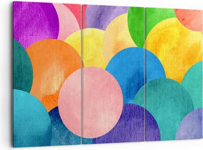 Produktbild von Bild auf Leinwand - Leinwandbild - Abstraktion modern - 105x70cm - Wand Bild - Wanddeko - Leinwanddruck - Bilder - Kunstdruck - Wanddekoration - Leinwand bilder - Wandkunst - CE105x70-3794