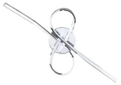 Image de Plafonnier LED Chrome Blanc Selvina