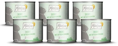 Produktbild von MjAMjAM - Premium Nassfutter für Katzen - Quetschie - Insekt mit saftigem Hühnch