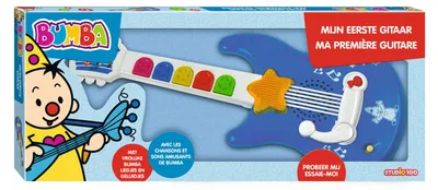 Productafbeelding van Studio 100 MEBU00002910, Muziekinstrument - speelgoed, Gitaar, 0,5 jaar, Blauw, Groen, Rood, Wit, Geel