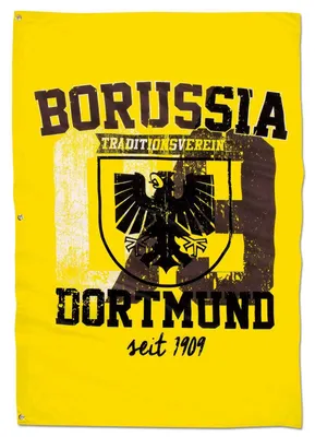 Produktbild von BVB - Hissfahne mit Stadtwappen (100 x 150 cm) - Borussia Dortmund