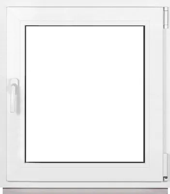 Produktbild von Framex Kellerfenster Fenster Kunststofffenster Weiß Breite x Höhe 85 x 95 cm (850 x 950 mm) 2fach (32 mm) Dreh Kipp DIN Rechts - Premium