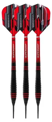 Obrázok produktu pre Harrows - Šípky „Ace“, mäkká špička, balenie po 3 ks PP4149 (48 mm) (čierna/červená)