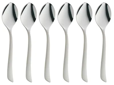 Immagine prodotto di WMF Espressolöffel-Set 6-teilig Virginia Cromargan protect® teilmattiert 3201112958 4000530644206