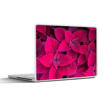 Produktbild von MuchoWow® Laptop Aufkleber Sticker Cover Blätter - Abstrakt - Muster 25x18 cm - Laptop-Deko