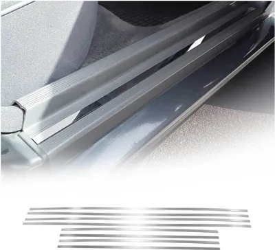 Zdjęcie produktu dla Listwy progowe do Mercedes C Class W202 1993-2000 stal nierdzewna 8x