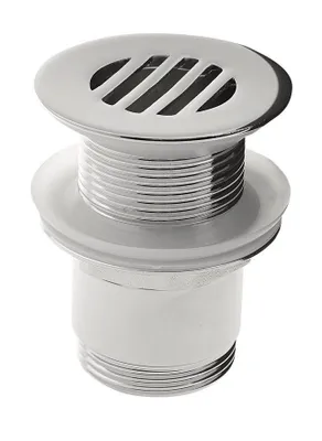 Image de Sapho Accessoires - Orifice non obturable 1 1/4, avec grille, chromé CV2009