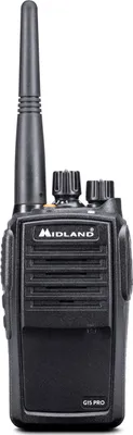 Immagine prodotto di Midland G15 - PMR446 ricetrasmittente 8 canali 446.00625 - 446.09375 MHz Nero
