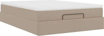 Immagine prodotto di Struttura Letto Pouf con Materasso 140x200 cm Pelle finta