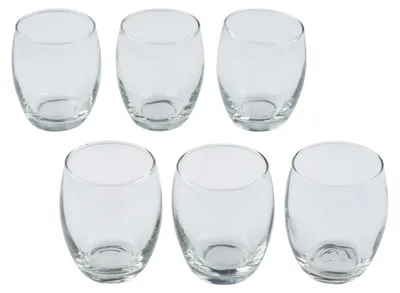 Produktbild von Alpina Trinkglaser - 6x Stuck - 350ml - Glas - Wasserglaser