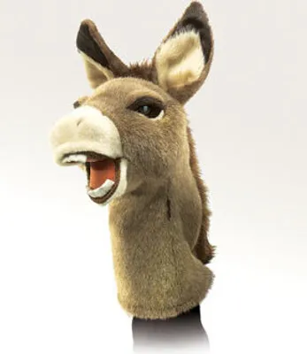 Produktbild von Folkmanis Donkey Stage Puppet, Handpuppe, Tier, 1 Stück(e)