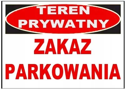 Zdjęcie produktu dla ZI-25 ZNAK - teren prywatny zakaz parkowania