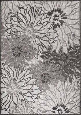Produktbild von Teppich FLORAL 9035 GRAY 60x110 RECHTECK