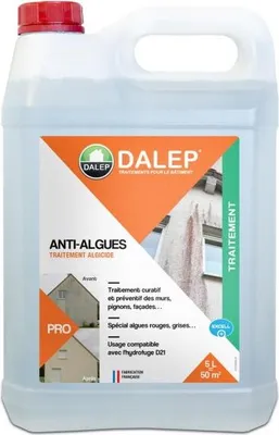 Image de Anti-algues DALEP 5L pour murs et façades - 150005