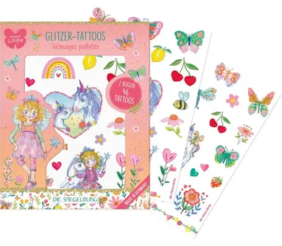 Produktbild von Glitzer-Tattoos – Prinzessin Lillifee