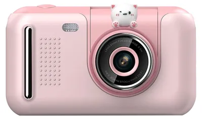 Produktbild von Kinderkamera – Digitale Selfie-Kamera und Videokamera für Kinder – Spielzeug – 180°-Flip-Videokamera für Kinder – Rosa
