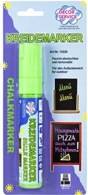 Produktbild von 12x Kreidemarker grün Schreibbreite 3-15mm