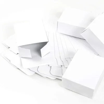 Produktbild von 24 kleine weiße mini Geschenkschachteln 10 x 4 x 8 cm - Geschenkboxen Weihnachtsverpackung für Weihnachtsgeschenke, Schachteln zum Adventskalender basteln als Verpackung Gastgeschenke