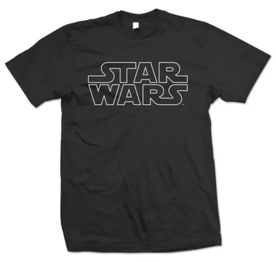 Produktbild von T-Shirt Star Wars: Logo [schwarz, XXL]