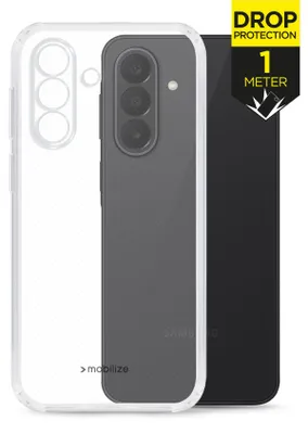 Produktbild von Mobilize Schutzhülle, transparent, für Samsung Galaxy A27. Hartschalen-Handyhülle, Rückseite, stoßfest
