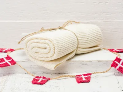 Produktbild von Solwang Küchentuch NATUR gestrickt Putztuch Handtuch Geschirrtuch Gästehandtuch