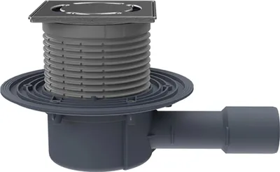Produktbild von HL Hutterer & Lechner HL510Prblue-3000 Bodenablauf DN40/50 waagrecht mit Geruchsverschluss, 1 Stk.