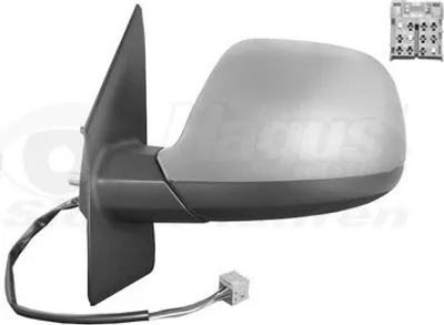 Produktbild von VAN WEZEL 5790817 Außenspiegel Seitenspiegel Links für VW Transporter V Bus (7HB, 7HJ, 7EB, 7EJ, 7EF, 7EG, 7HF, 7EC) Asphärisch Beheizt Grundiert