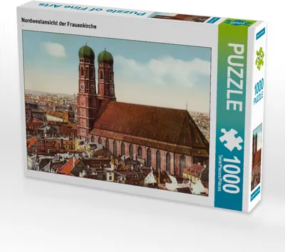 Produktbild von CALVENDO Puzzle Nordwestansicht der Frauenkirche | 1000 Teile Lege-Größe 64x48cm Foto-Puzzle für glückliche Stunden