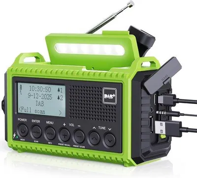 Image de Radio à manivelle pour le camping et les activités de plein air – situations d'urgence – voyages