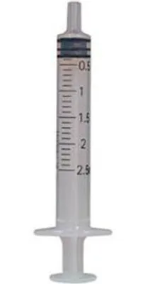 Image de ICO Seringue stérile, cône épais, 2,5 ml