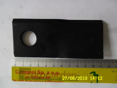 Produktbild von Linkes Messer 112x48x4.0 fi-19 für Rasenmäher