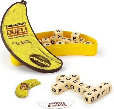 Zdjęcie produktu dla Asmodee BAND0002 - Bananagrams Duel, gra rodzinna