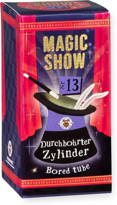 Productafbeelding van Magic show nr - 13 doorboorde cilinder - Verbluffende goocheltrucs voor kinderen vanaf 6 jaar - Incl. online video's